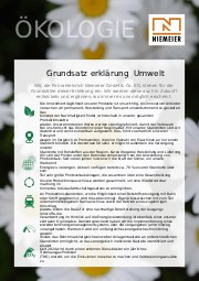 Grundsatzerklärung Umwelt